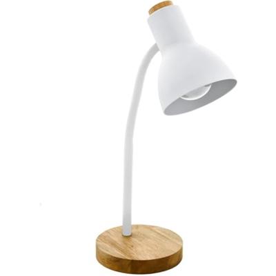 Eglo Landelijke bureaulampVeradal wit met hout - 98832