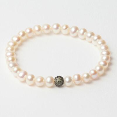 Lancaster JLA-BR-SB-3-WH 16 mm Dames armband