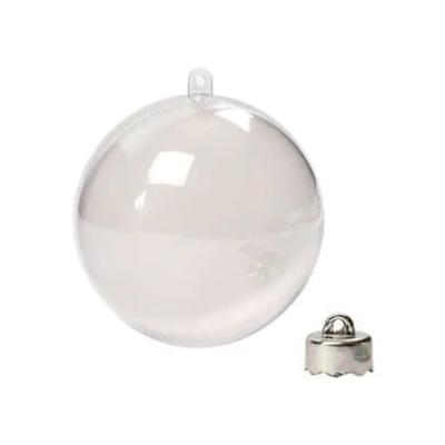 Creativ Company Deco ballen, d 6 cm, transparant, 8 stuk/ 1 doos