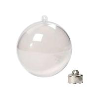 Creativ Company Deco ballen transparant 6cm, 8st. - thumbnail