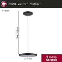 Paulmann Hildor 96782 LED-hanglamp LED 22 W Zwart (mat) - thumbnail