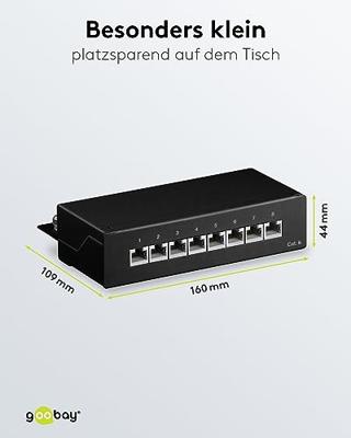 Abi 8-poorts patchpaneel
