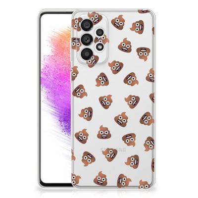 TPU bumper voor Samsung Galaxy A73 5G Poep Emojis TPU bumper voor Samsung Galaxy A73 5G Poep Emojis