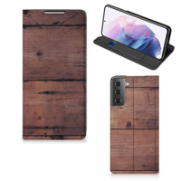Samsung Galaxy S21 Plus Book | Wallet Case | Old Wood - thumbnail