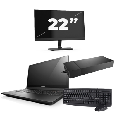 Lenovo B50-70 - Intel Core i3-4e Generatie - 15 inch - 8GB RAM - 256GB SSD - Windows 11 Home + 1x 22 inch Monitor