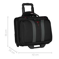 Wenger Granada Laptoptrolley Geschikt voor max. (laptop): 39,6 cm (15,6) Zwart, Grijs - thumbnail