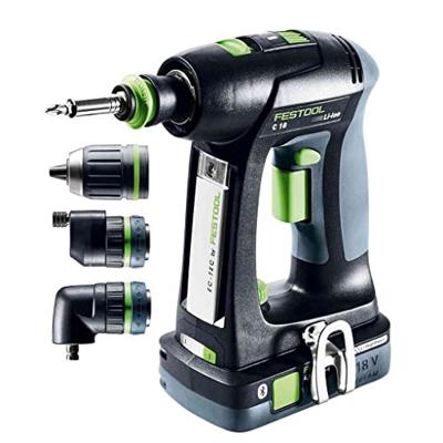Festool C 18 HPC 4,0 I-Set Accu Schroefboormachine 18V 4.0Ah in Systainer - 577617 - thumbnail