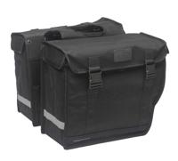 Newlooxs New looxs hybride dubbele fietstas zwart - thumbnail