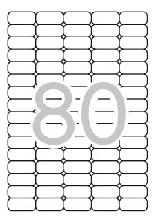 Apli afneembare witte etiketten ft 35,6 x 16,9 mm (b x h), 2.000 stuks, 80 per blad etui van 25 blad Apli afneembare witte etiketten ft 35,6 x 16,9 mm (b x h), 2.000 stuks, 80 per blad etui van 25 blad