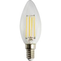 Heitronic 15023 LED-lamp Energielabel F (A - G) E14 Kaars 4 W = 38 W Warmwit (Ø x l) 56 mm x 125 mm Niet dimbaar 1 stuk(s) - thumbnail