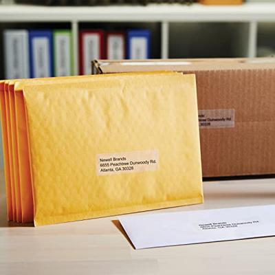 Dymo etiketten LabelWriter ft 89 x 36 mm, transparant, 260 etiketten Dymo etiketten LabelWriter ft 89 x 36 mm, transparant, 260 etiketten