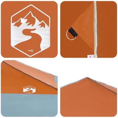 Luifeltent Oranje 400 x 400 x 227 / 236 / 245 cm Oxford stof Luifeltent Oranje 400 x 400 x 227 / 236 / 245 cm Oxford stof