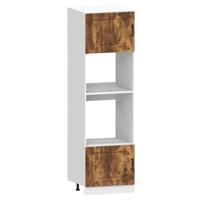 7-delige Keukenkastenset Kalmar bewerkt hout gerookt eiken - thumbnail