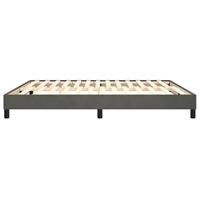 Boxspringframe fluweel donkergrijs 180x200 cm - thumbnail