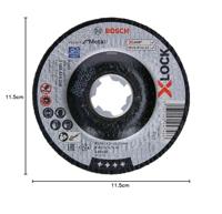 Bosch Accessories 2608619256 Doorslijpschijf gebogen 115 mm 1 stuk(s) Metaal - thumbnail