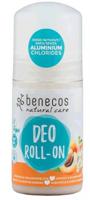 Benecos Deodorant roll on abrikoos & vlierbes (50 ml) - thumbnail