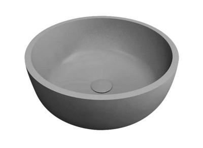 Opbouw Waskom Best Design Solid Surface New-Stone Astoria 42 cm Grijs