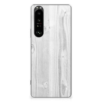 Sony Xperia 1 III | Bumper Hoesje | White Wood Sony Xperia 1 III | Bumper Hoesje | White Wood