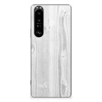 Sony Xperia 1 III | Bumper Hoesje | White Wood - thumbnail