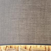 Brilliant HanglampWaterlilly rotan met grijze stof - 99826/22 - thumbnail