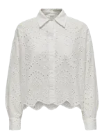 Only Onlvalais L/s Shirt Wvn Noos Blouse Cloud Dancer - thumbnail