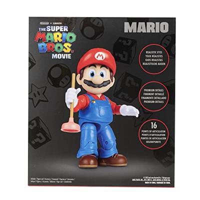Nintendo Super Mario Movie figuur Mario - 13 cm - thumbnail