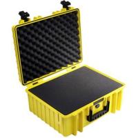 B&W International Outdoor Case Hard Case Type 6000/Y/SI met schuim (Hard Case Case IP67, SI kubusschuim, waterdicht, binnenmaat 47,5x35x20cm, Geel) - thumbnail