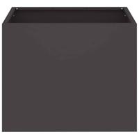 Tuin Bloempot Zwart 50 x 32 x 40 cm Koudgewalst staal - thumbnail