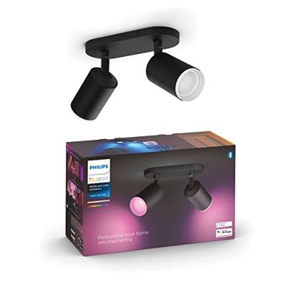 Philips Dubbele spotHue Fugato - White and color zwart - 915005761401