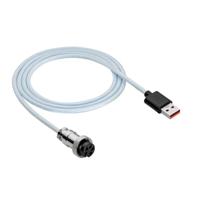 Akyga USB-kabel USB 2.0 USB-C stekker, USB-A stekker 3.00 m Wit AK-USB-48 - thumbnail