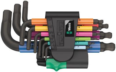 Wera 950/9 Hex-Plus Multicolour 2 Stiftsleutelset, 9-delig schroevendraaier Wera 950/9 Hex-Plus Multicolour 2 Stiftsleutelset, 9-delig schroevendraaier