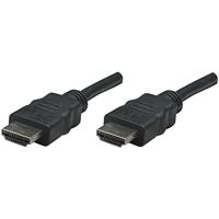 Manhattan 306119-CG HDMI-kabel HDMI Aansluitkabel HDMI-A-stekker, HDMI-A-stekker 1.80 m Zwart 4K UHD - thumbnail