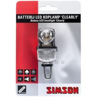 Simson Koplamp clearly led batterij zwart - thumbnail