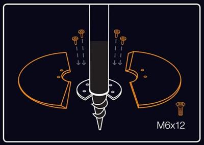 Fiskars Quikdrill wisselblad Ø 200MM - 1000641 - 1000641