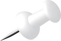 Alco AL-662-10 Pushpins Doosje A 40 Stuks Wit - thumbnail