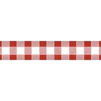 Wicotex Damast papier 1,20x8m ruit rood - thumbnail