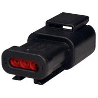 TE Connectivity DTM04-3P-E005 Male behuizing (kabel) DTM Totaal aantal polen: 3 Inhoud: 1 stuk(s) - thumbnail