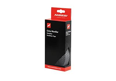 Massi Carbon Gel Elite Stuurlint - Zilver