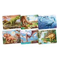 Goki houten legpuzzel dinosaurus, 24st. - thumbnail