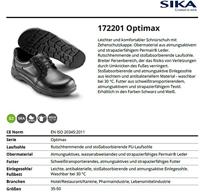 Sika 172201 OptimaX Schoen S2 | Zwart | Maat 38 - 00.089.016.38 - thumbnail