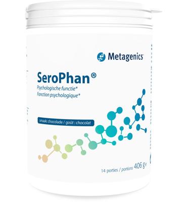 Metagenics SeroPhan Chocoladesmaak 414gr Metagenics SeroPhan Chocoladesmaak 414gr