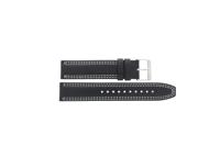 Horlogeband Seiko 6T63-00D0 / SSB033P1 / L07M012J0 Leder Zwart 20mm - thumbnail