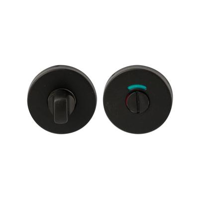 Hardbrass Shuffle toilet-/badkamersluiting rond - zwart Hardbrass Shuffle toilet-/badkamersluiting rond - zwart