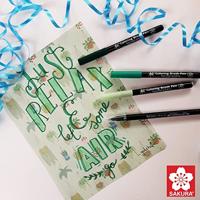 Sakura • koi color brush ijsgroen - thumbnail