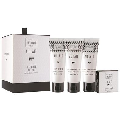 Scottish Fine Soaps Au Lait Luxurious Gift Set Set