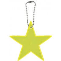 Moses sleutelhanger Glimmis ster 15 cm geel - thumbnail