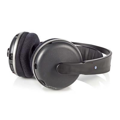 Draadloze TV-Koptelefoon - RF - Over-Ear - Maximale batterijduur: 11 uur - 100 m - Digitale Audio - Laadstation - Zilver/Zwart