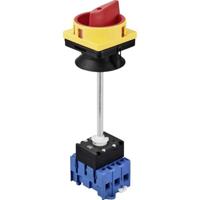 TRU COMPONENTS TC-LW30-40 300040 Hoofdschakelaar 40 A 690 V 1 x 90 ° Geel, Rood 1 stuk(s) - thumbnail