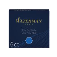 Waterman inktpatronen blauw 6X - thumbnail