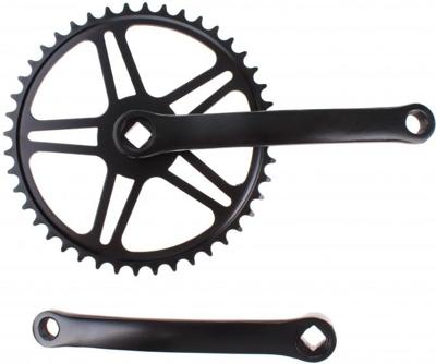 crankstel Vinty 44T 170 mm zwart